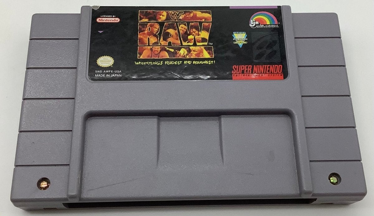WWF Raw Super Nintendo USED - Video Games - Nintendo SNES