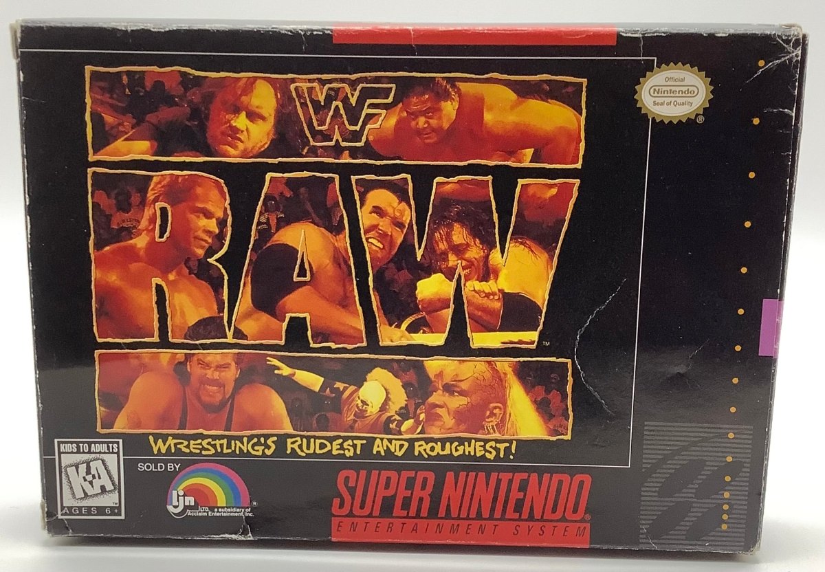 WWF Raw Super Nintendo USED - Video Games - Nintendo SNES