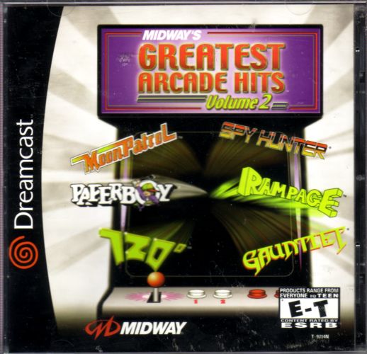 Midway's Greatest Arcade Hits Volume 2 Sega Dreamcast USED