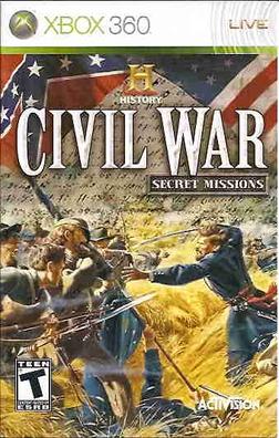 History Channel Civil War Secret Missions XBOX 360 USED