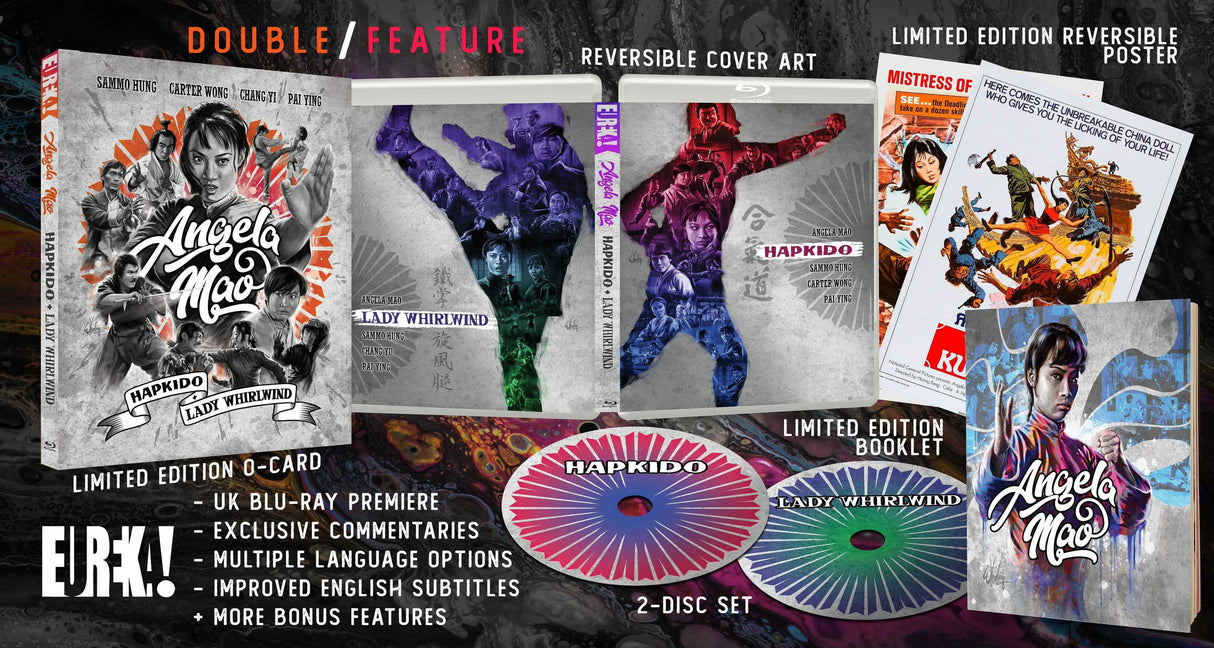 Angela Mao : Hapkido and Lady Whirlwind (Limited Edition, Region B) w/SLIP