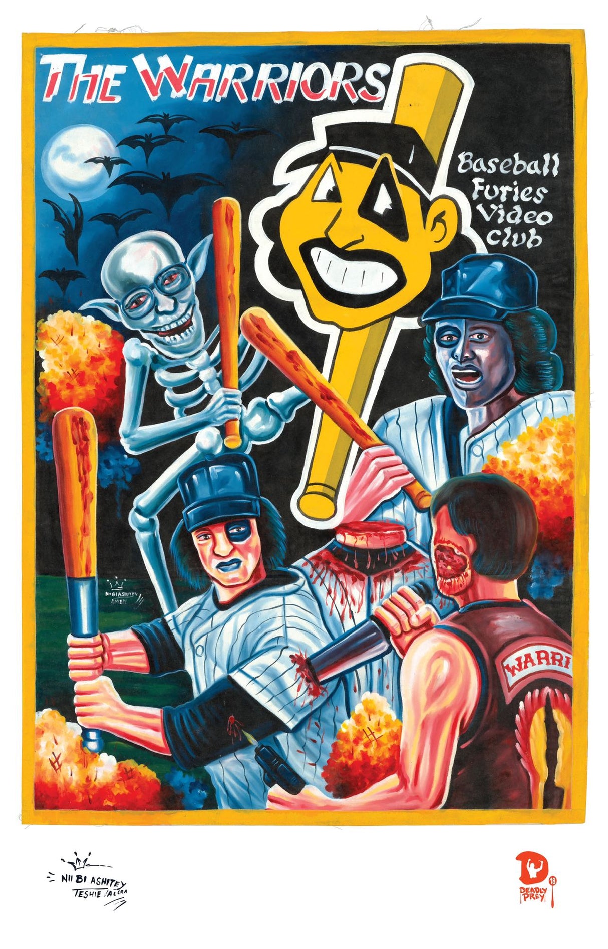 The Warriors by Nii Bi Ashitey Ghanaian Poster