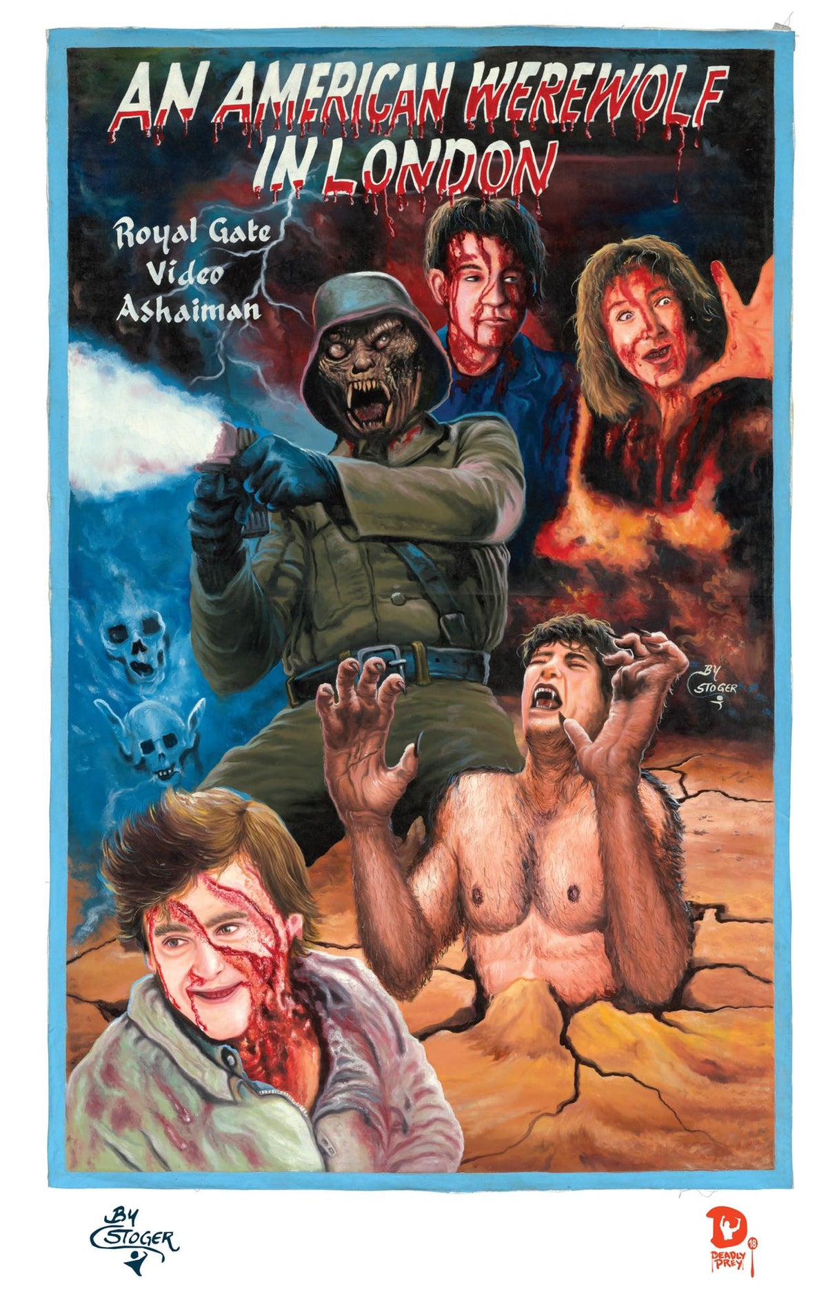 An American Werewolf in London Ghanaian Poster