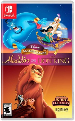 Disney Classic Games Aladdin and The Lion King Nintendo Switch