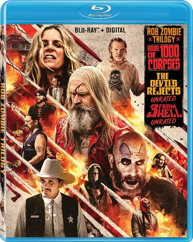 Rob Zombie Trilogy (House of 1000 Corpses, The Devil's Rejects, 3 From Hell) USED
