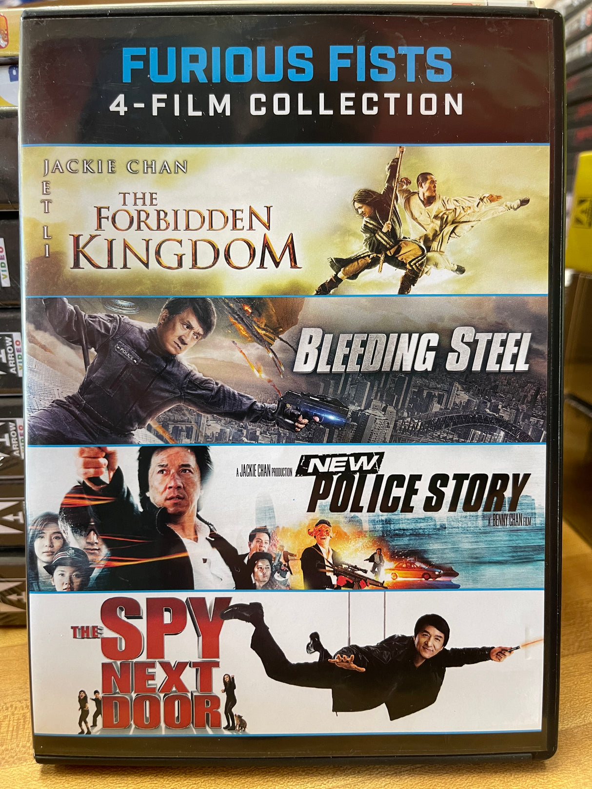 Jackie Chan: Furious Fists 4-Film Collection USED DVD