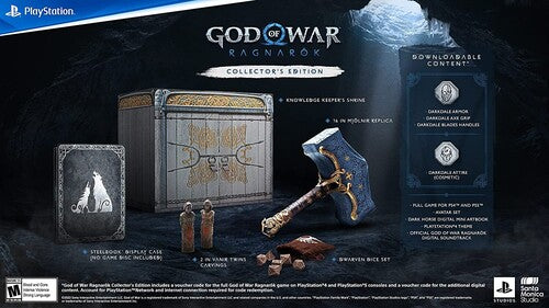 God of War Ragnarok Collector's Edition Playstation 4/Playstation 5 Entitlements NEW