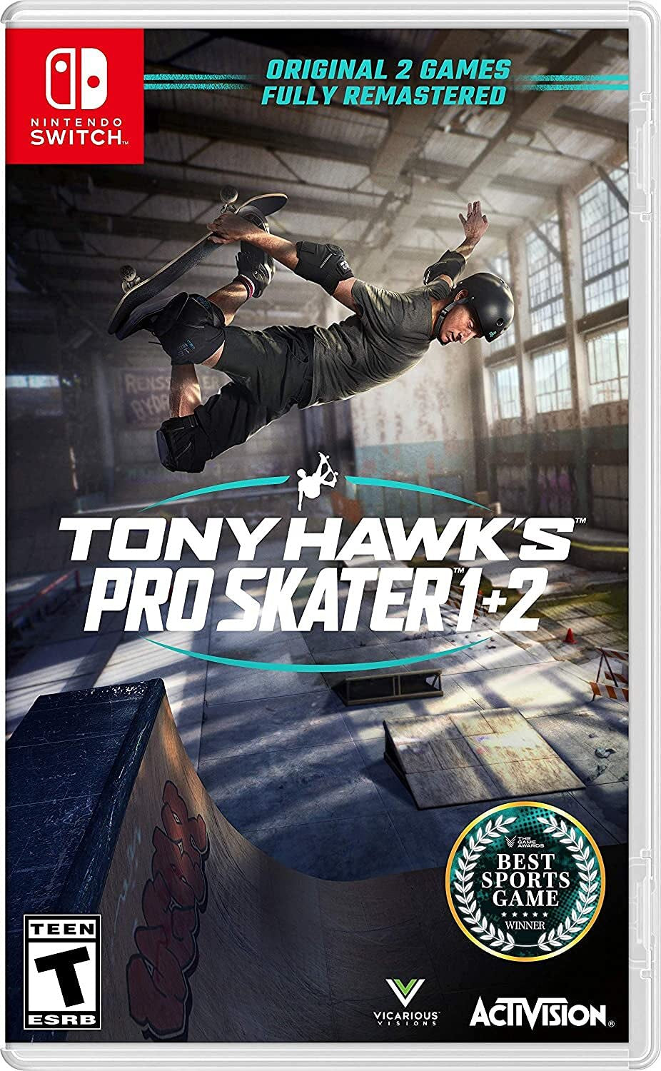 Tony Hawk Pro Skater 1+2 Nintendo Switch NEW