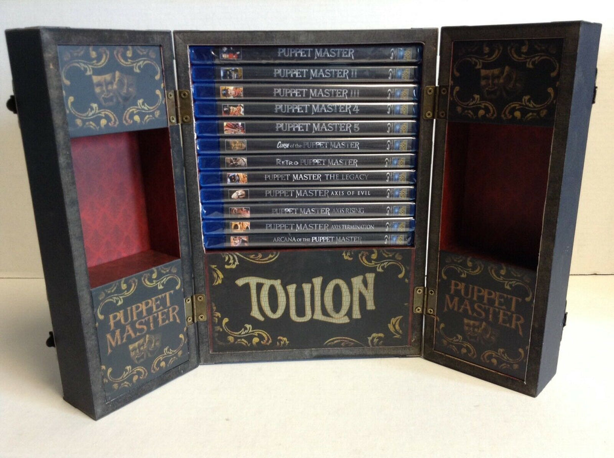 Ultimate Puppet Master Collection Trunk Signed by Charles Band (Display Item)