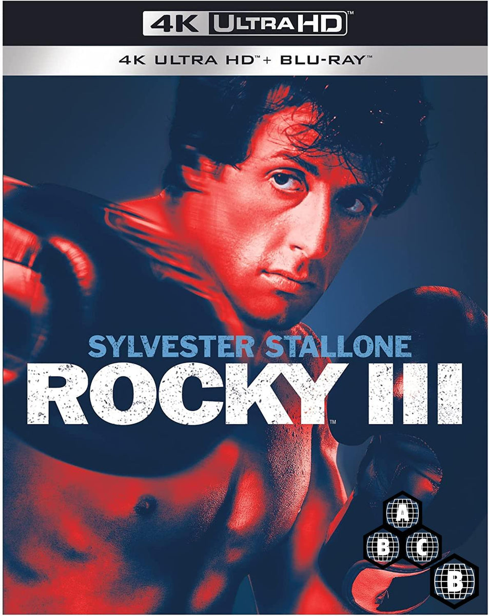 Rocky III (4K UHD, 2 Discs, Region Free/B) w/SLIP Orbit DVD