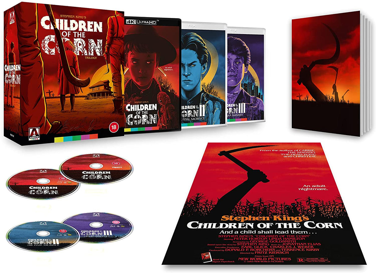 Children of the Corn Trilogy (4K UHD/Blu-ray, Limited Edition, Region Free/B)
