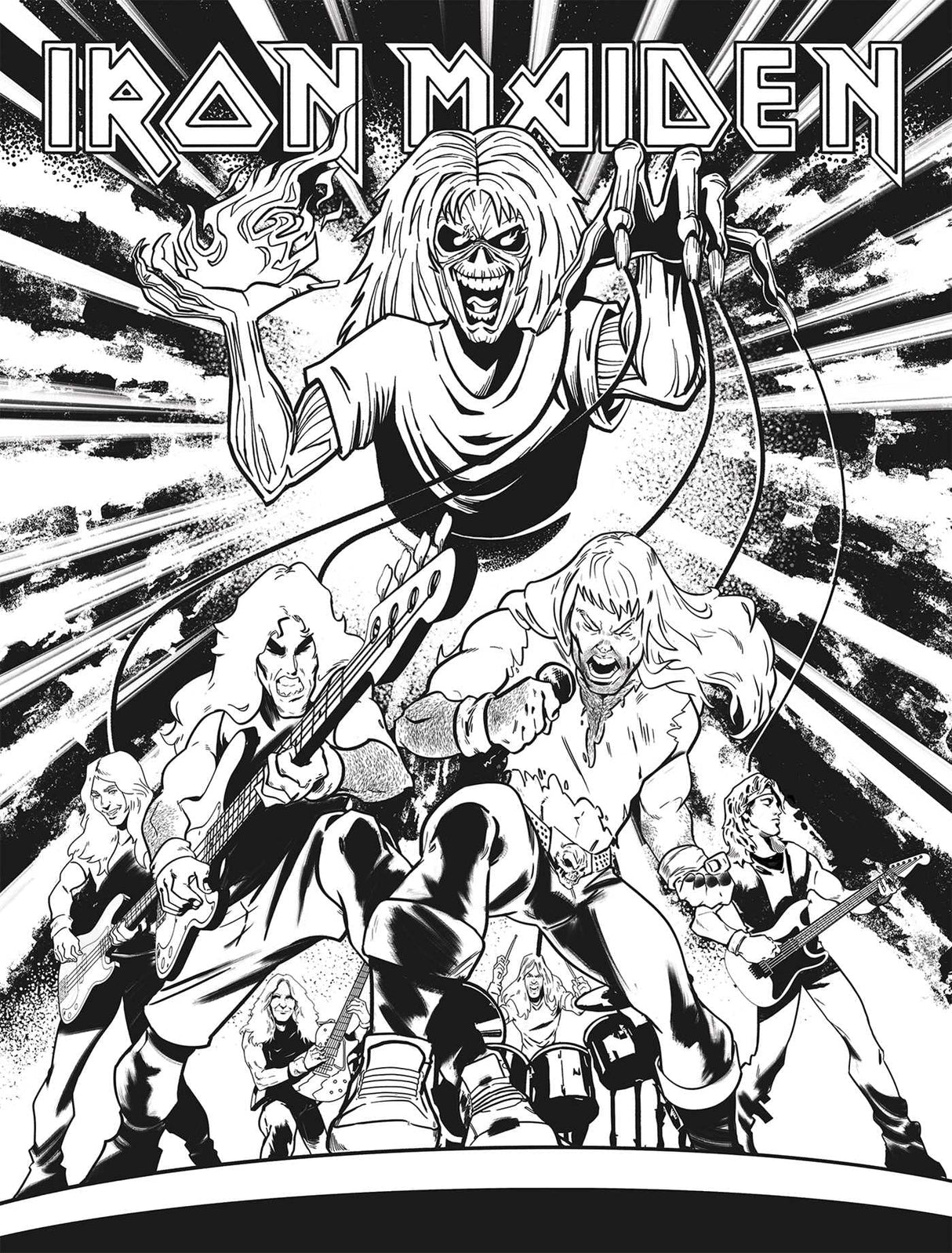 Iron Maiden: The Official Coloring Book