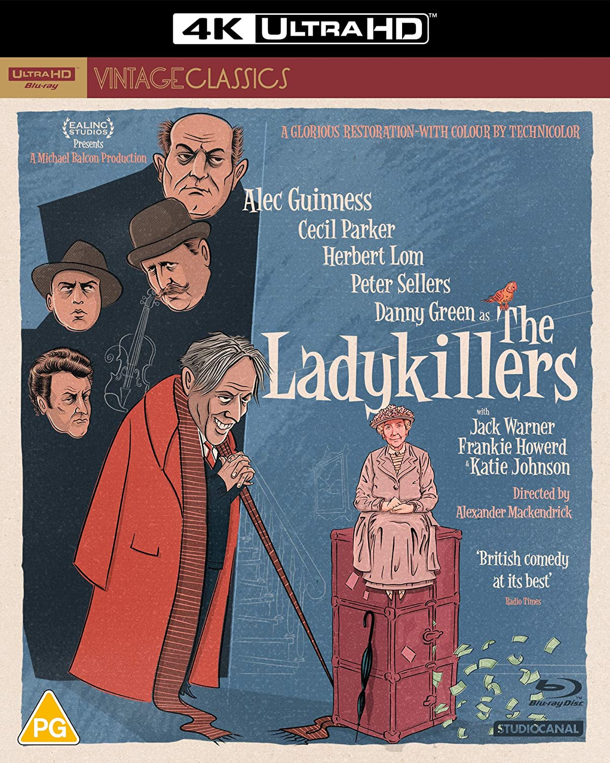 The Ladykillers w/SLIP (4K UHD, 3 Discs, Region B)