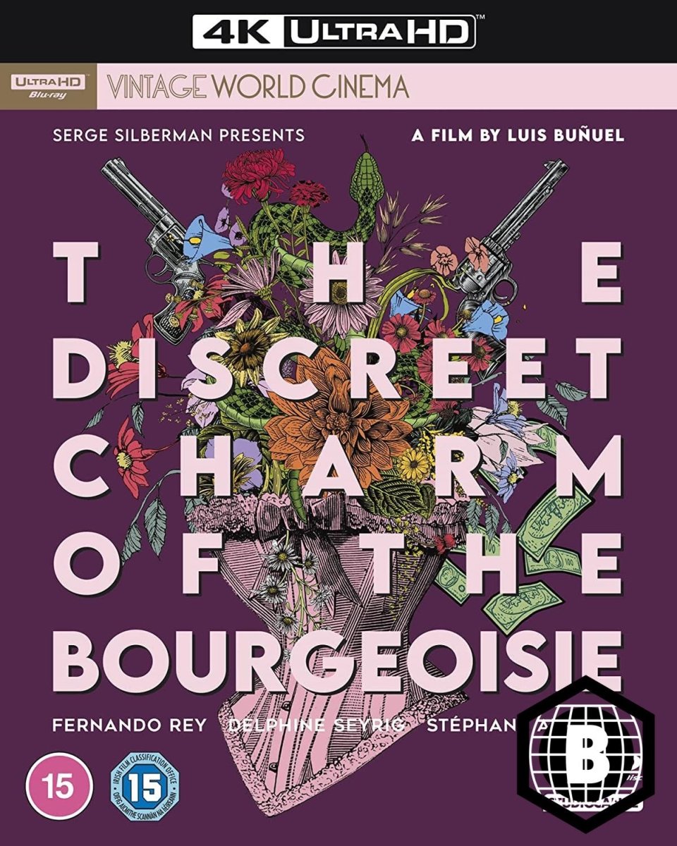 The Discreet Charm of the Bourgeoisie (4K UHD/Blu-Ray, Region B) w/SLIP DAMAGED