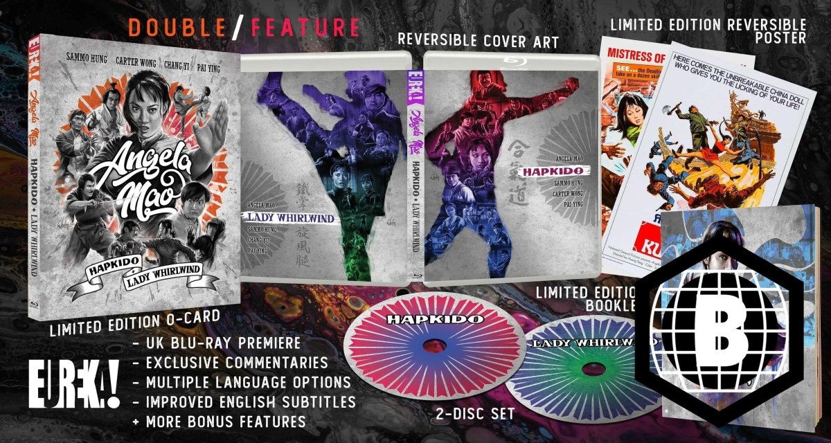 Angela Mao : Hapkido and Lady Whirlwind (Limited Edition, Region B) w/SLIP - New Blu - Ray