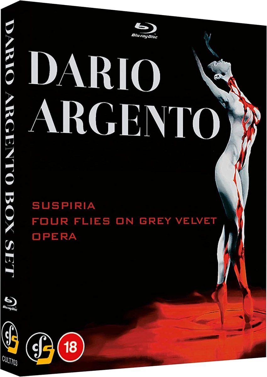 Dario Argento: The Symphony of Fear in Three Films (Limited Edition, Region B) - New Blu - Ray
