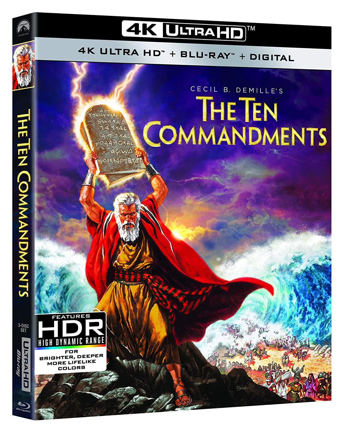 The Ten Commandments (4K UHD) w/SLIP