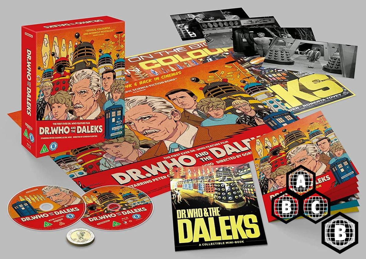 Dr. Who and the Daleks (4K UHD/Blu-Ray, Limited Collector's Edition w/ Rigid Foil Slipcase, Region Free/B)