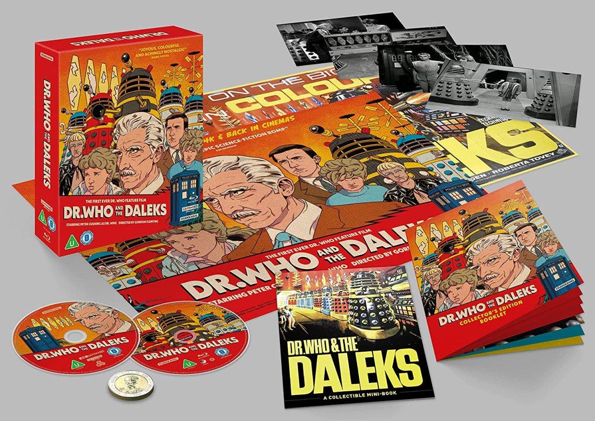 Dr. Who and the Daleks (4K UHD/Blu-Ray, Limited Collector's Edition w/ Rigid Foil Slipcase, Region Free/B)