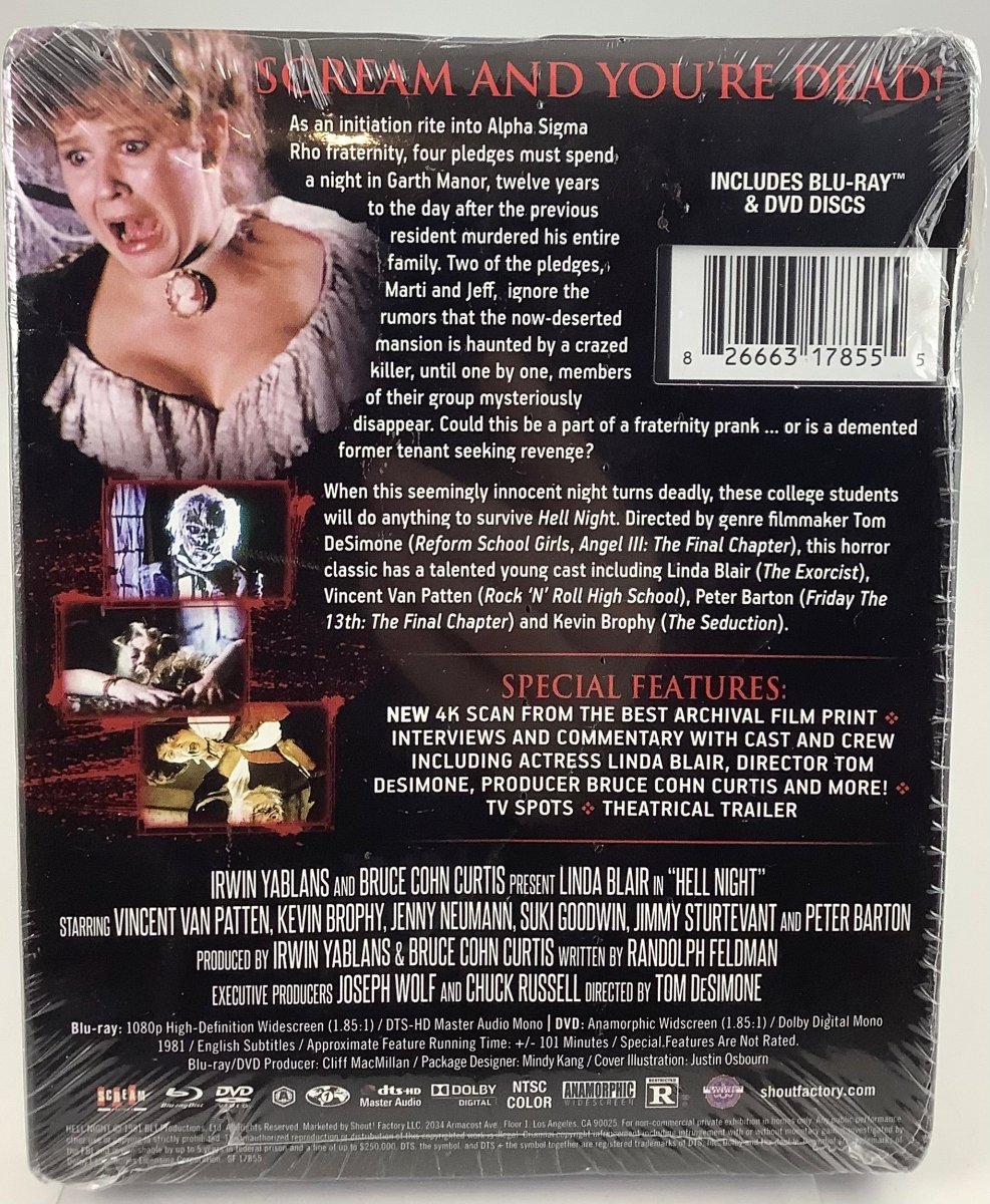 Hell Night (Collector's Edition) - New Blu - Ray