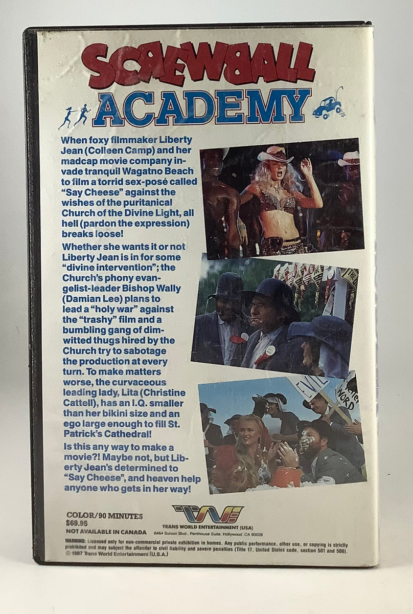 Screwball Academy (Loose Ends) Clam Shell VHS Orbit DVD