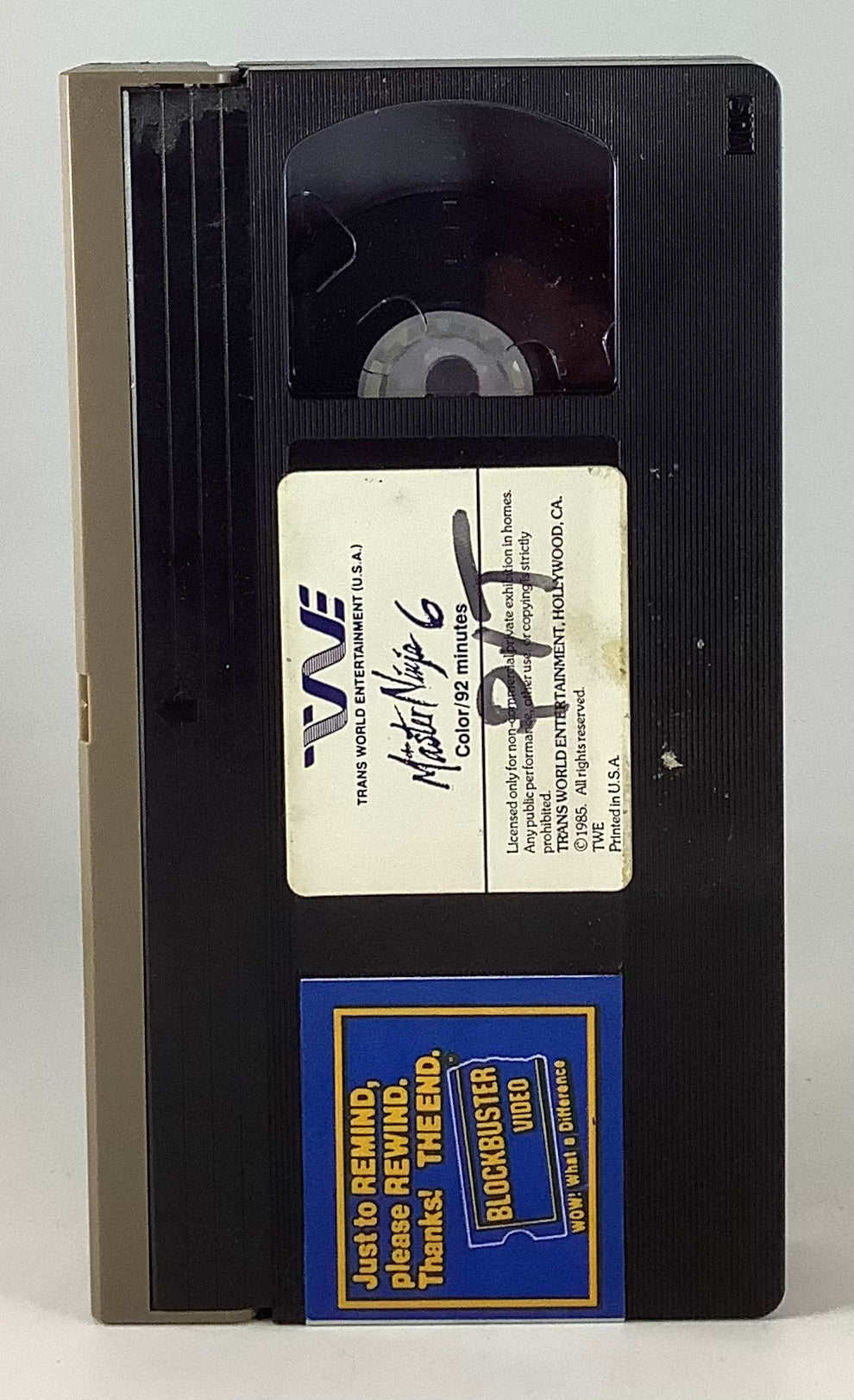 Master Ninja 6 (The Master) Clamshell VHS