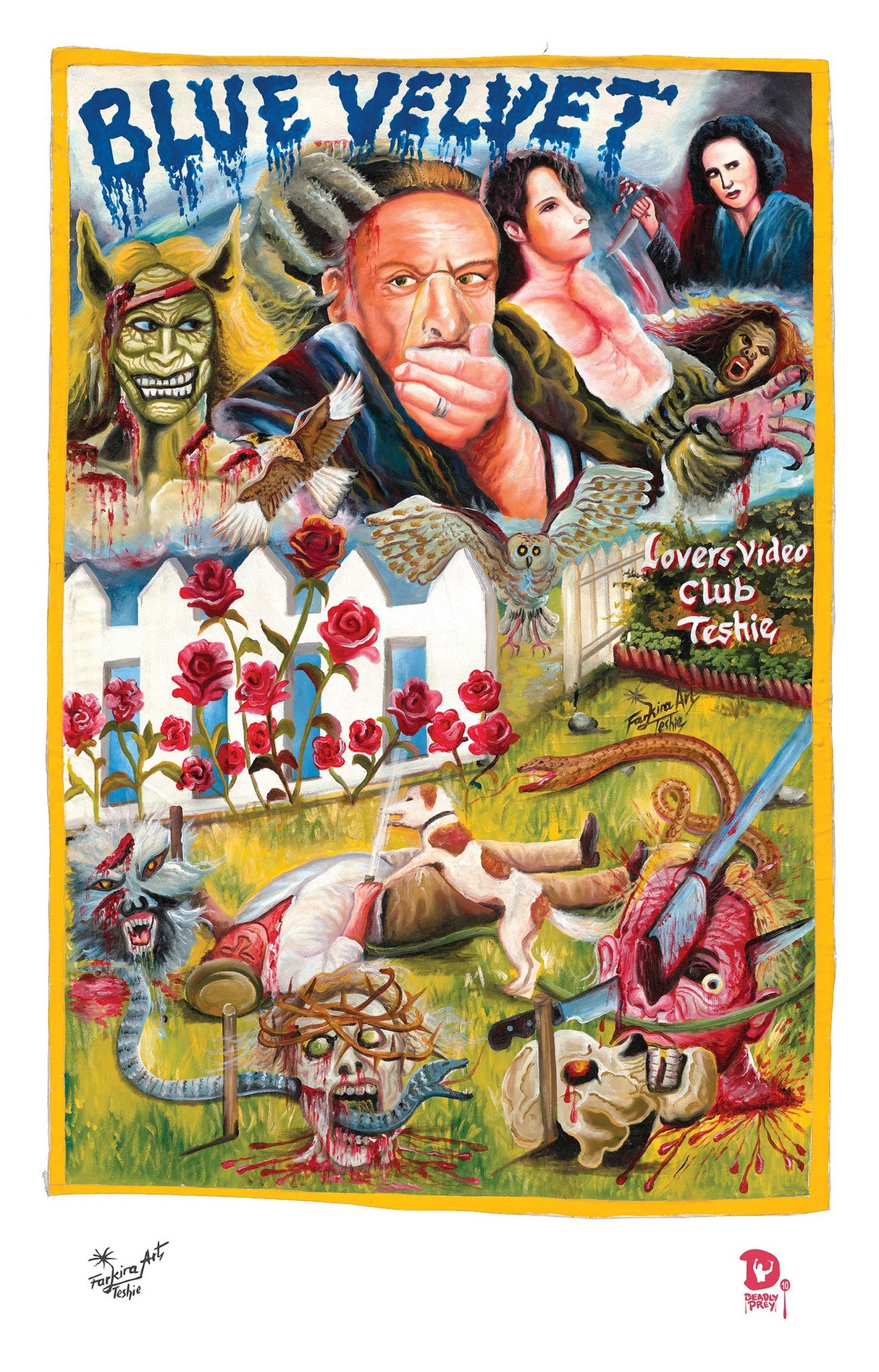 Blue Velvet Ghanaian Poster