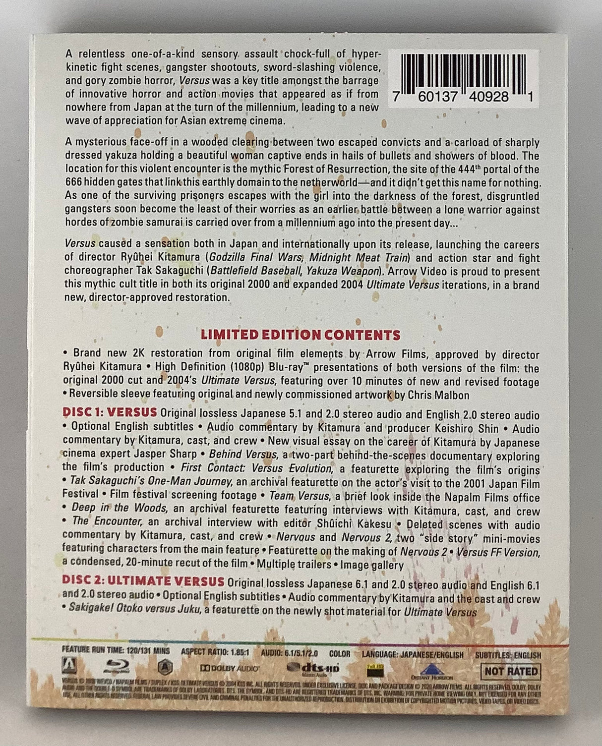 Versus (2-Disc Special Edition) w/SLIP USED