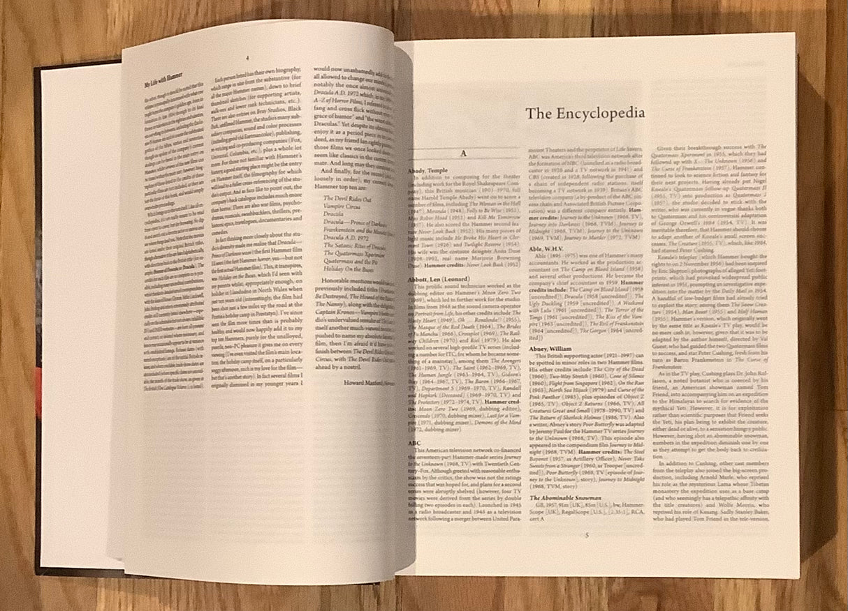 Hammer Complete: The Films, the Personnel, the Company - by Howard Maxford (Hardcover) USED