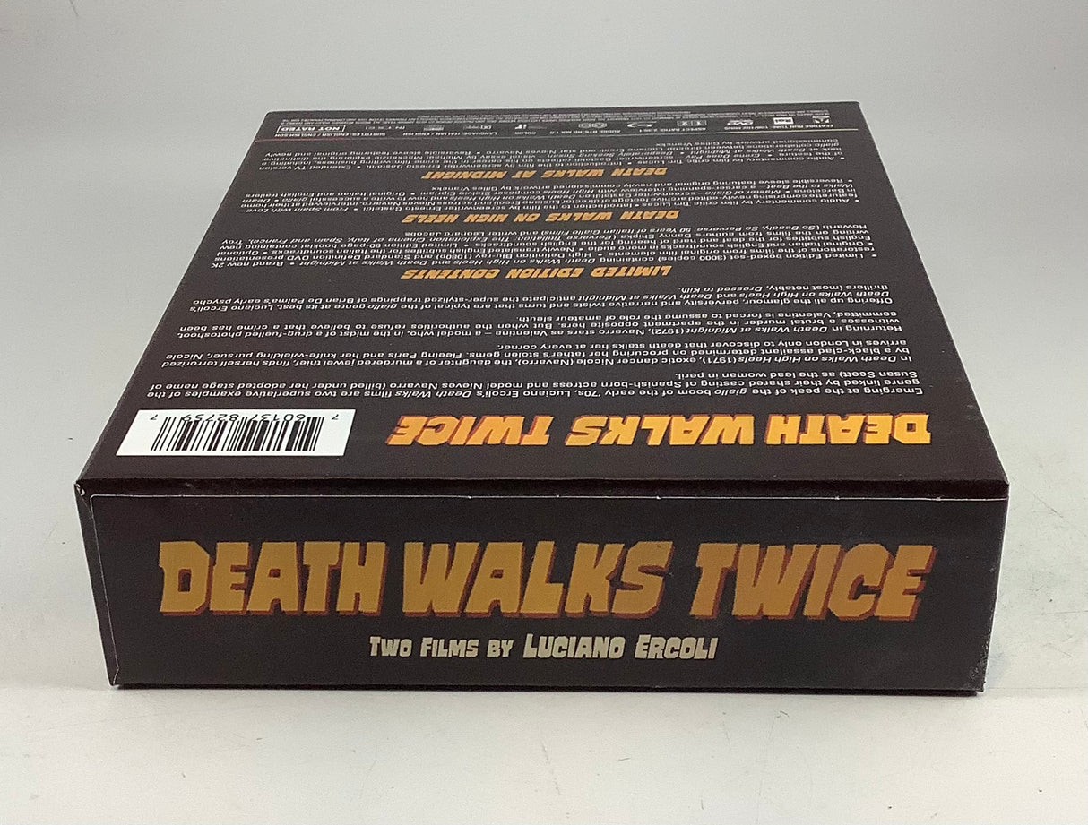 Death Walks Twice: Two Films by Luciano Ercoli Limited Edition USED