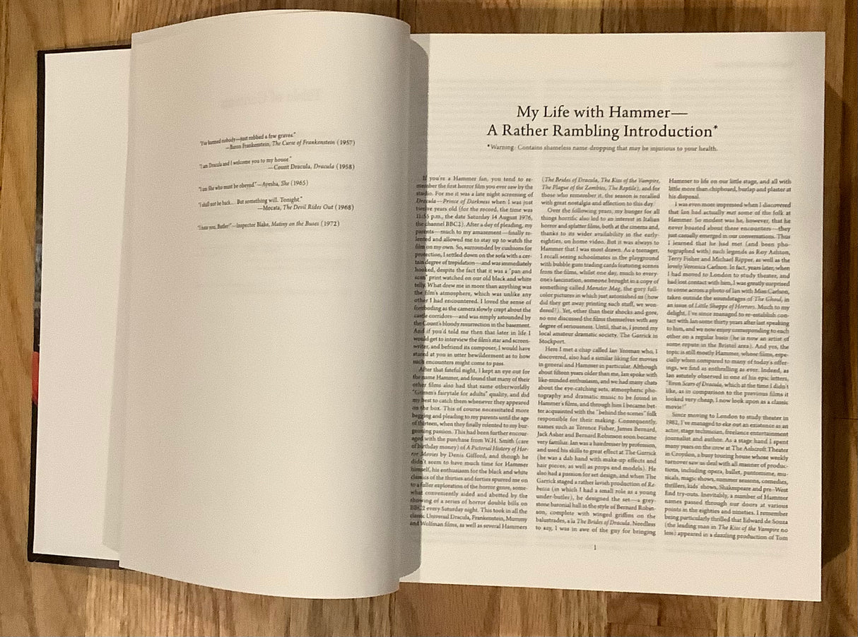 Hammer Complete: The Films, the Personnel, the Company - by Howard Maxford (Hardcover) USED