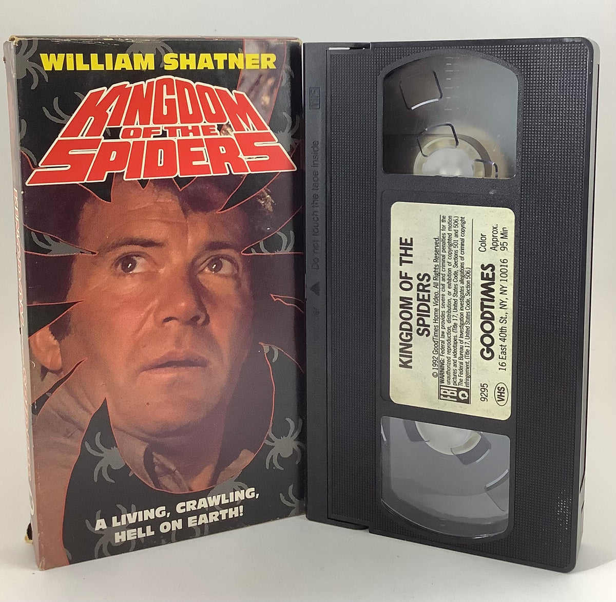 Kingdom of the Spiders (Goodtimes Home Video) VHS Orbit DVD