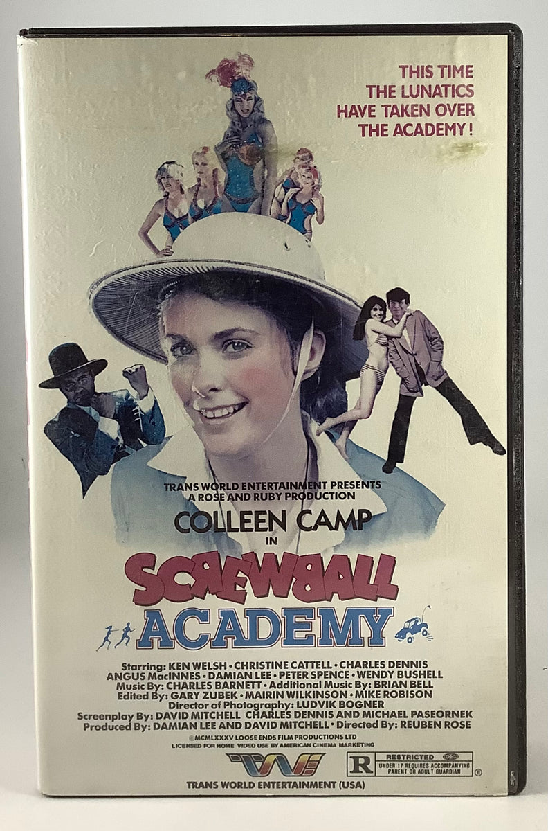 Screwball Academy (Loose Ends) Clam Shell VHS Orbit DVD