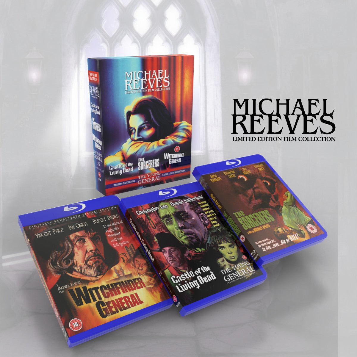 Michael Reeves Film Collection (Limited Collector's Edition, Region B) - New Blu - Ray