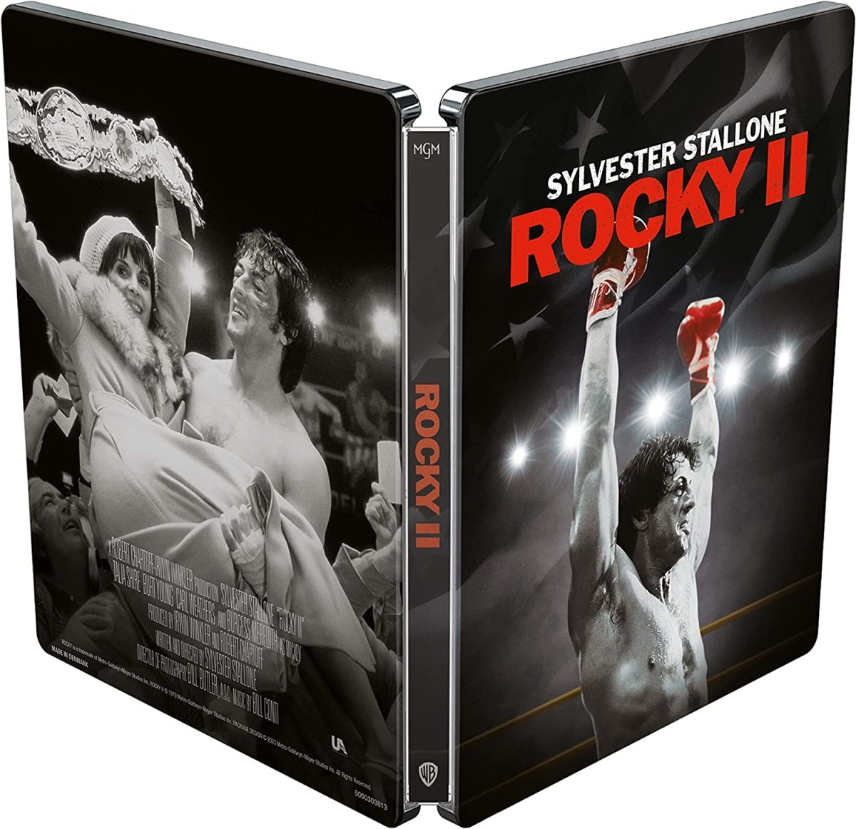 Rocky II (4K UHD Steelbook, 2 Discs, Region Free/B) - New 4K UHD