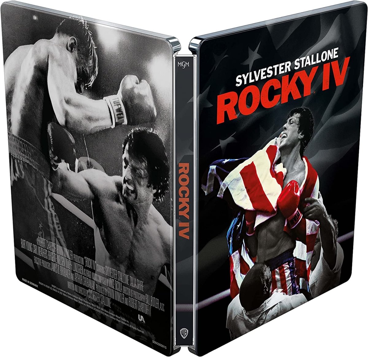Rocky IV (4K UHD Steelbook, 2 Discs, Region Free/B) - New 4K UHD