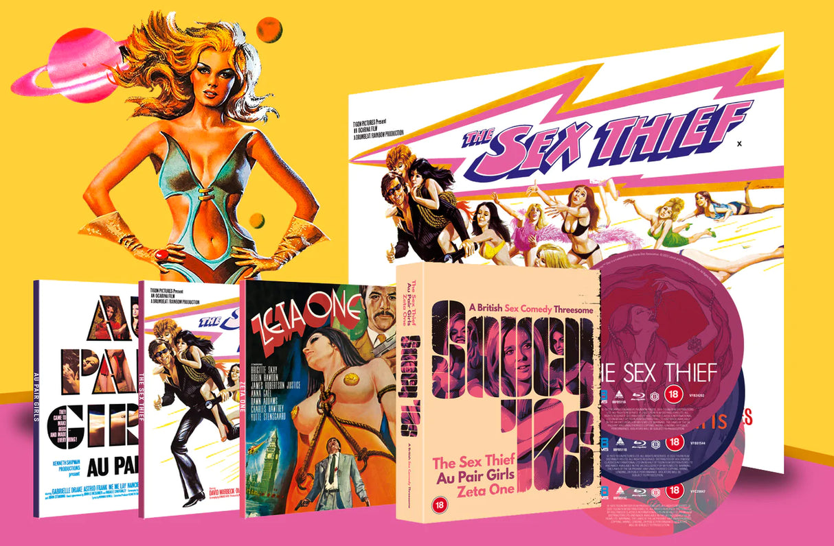 Saucy 70s! - A British Sex Comedy Threesome (Deluxe Collector's Edition, Region B)