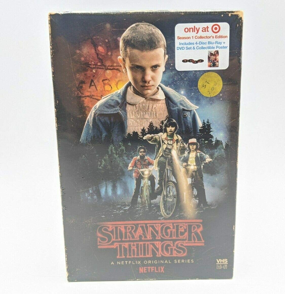 Stranger Things Season 1 Collectors Edition Box Set (Exclusive VHS Box Style Packaging) USED
