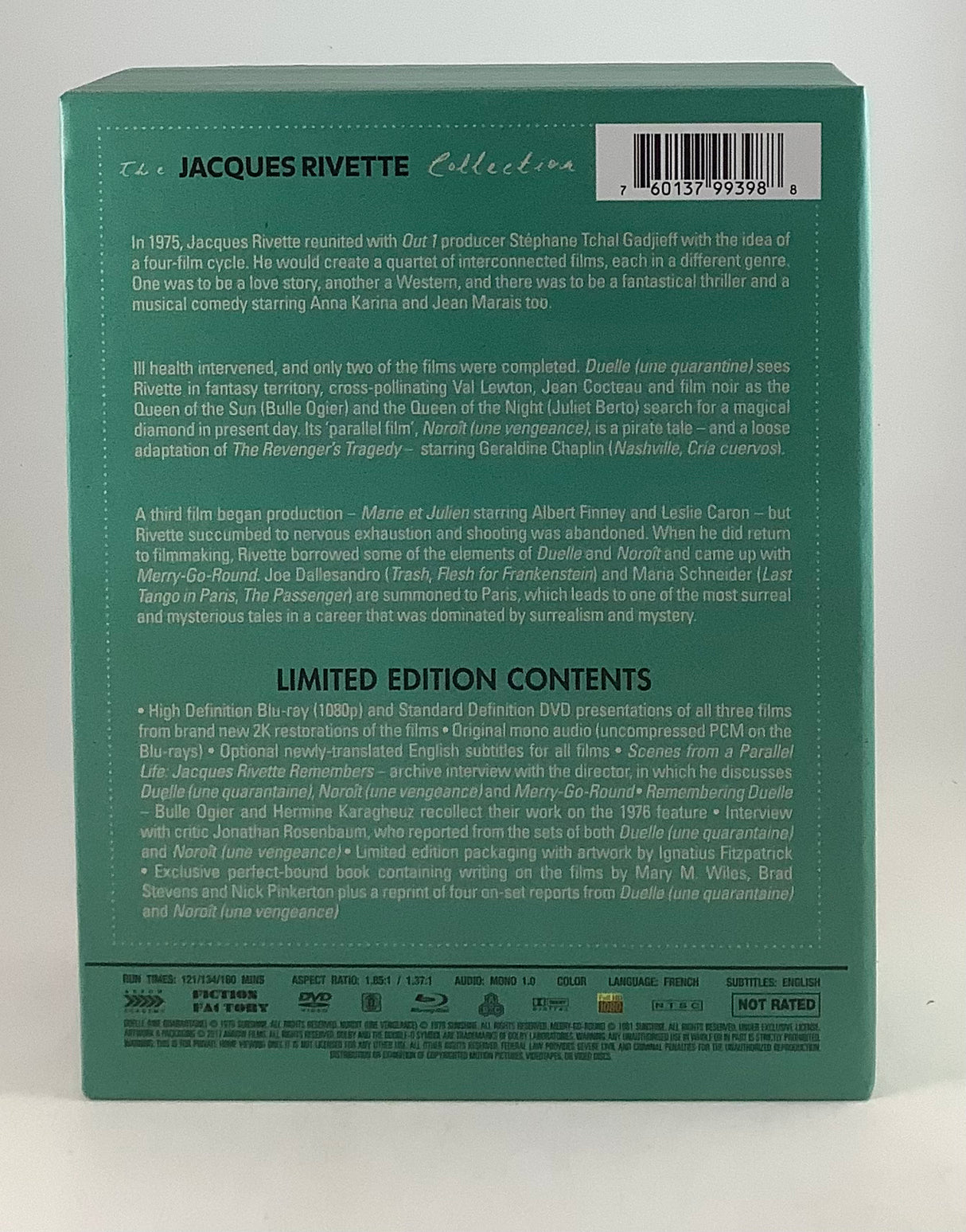 The Jacques Rivette Collection (6-Disc Limited Edition/Blu-ray + DVD) USED