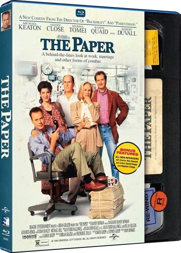 The Paper (Retro VHS Packaging) w/SLIP - New Blu - Ray