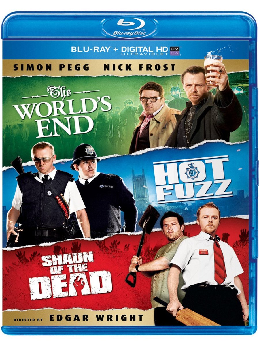 The World's End / Hot Fuzz / Shaun of the Dead - New Blu - Ray