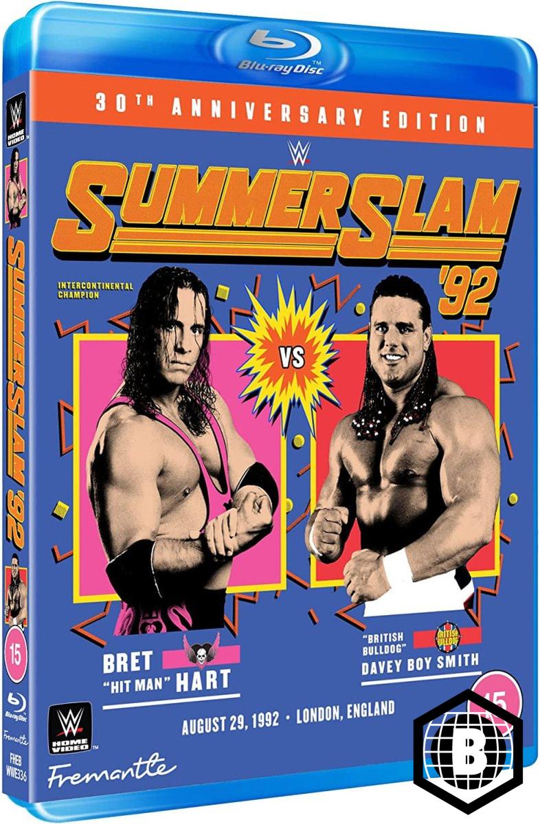 WWE: SummerSlam 1992 - 30th Anniversary Edition (Region B) (Copy) - Used Blu - Ray