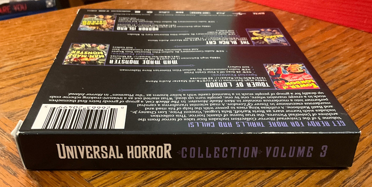Universal Horror Collection Volume 3 w/SLIPCASE USED