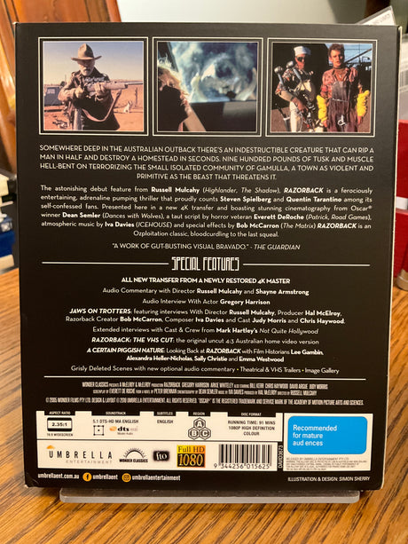 RAZORBACK (1984) (REGION FREE) W/SLIP USED