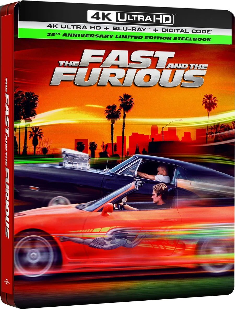 The Fast and The Furious (4K UHD, LE 25th Anniversary Steelbook)