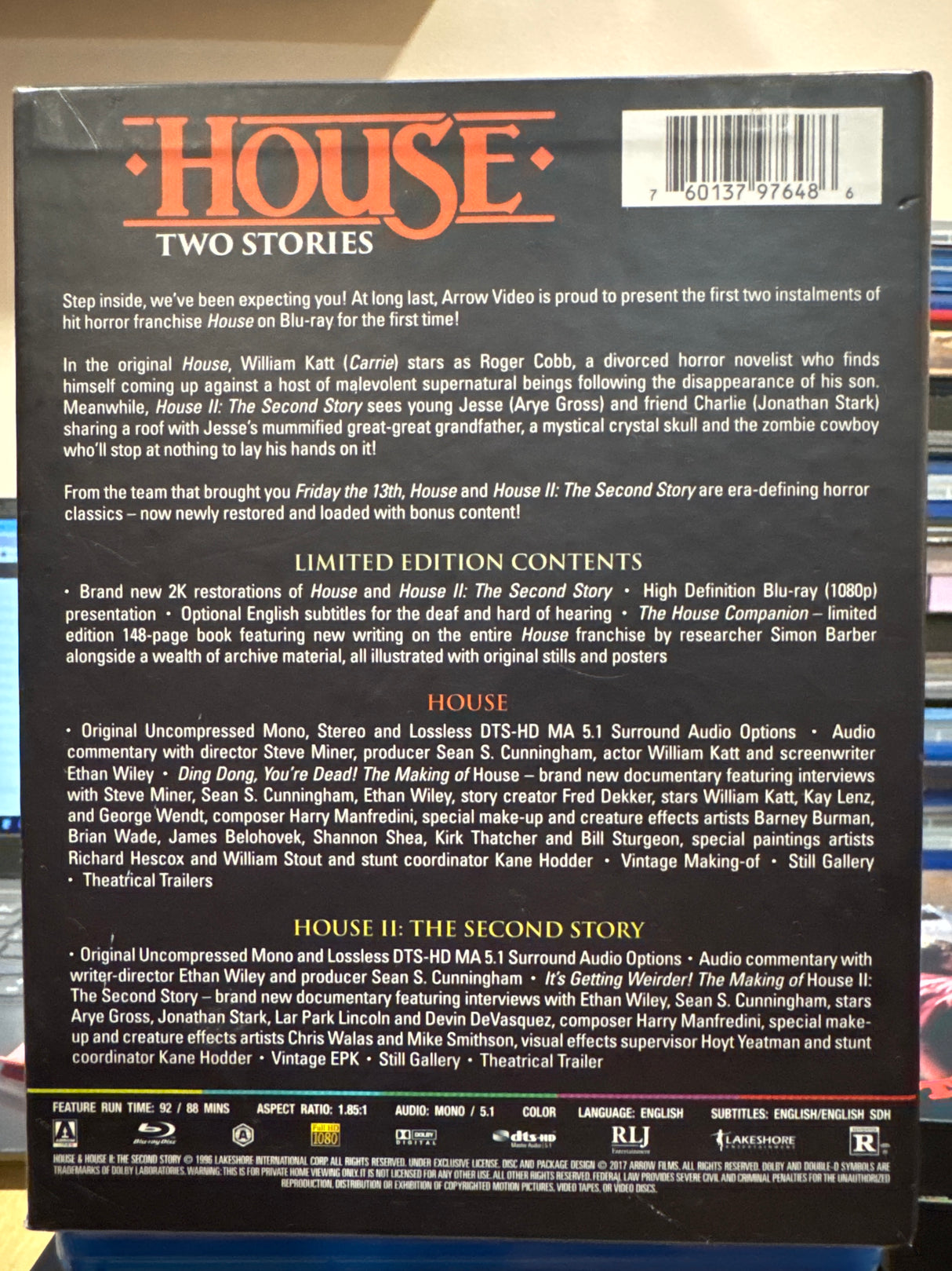 House: Two Stories (Limited Edition) USED