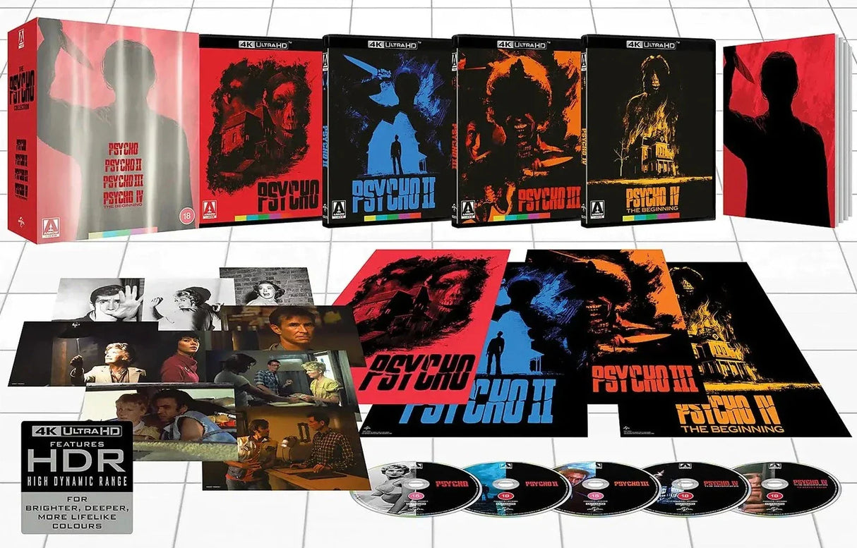 The Psycho Collection (4K UHD, Limited Edition, Region Free/B) USED