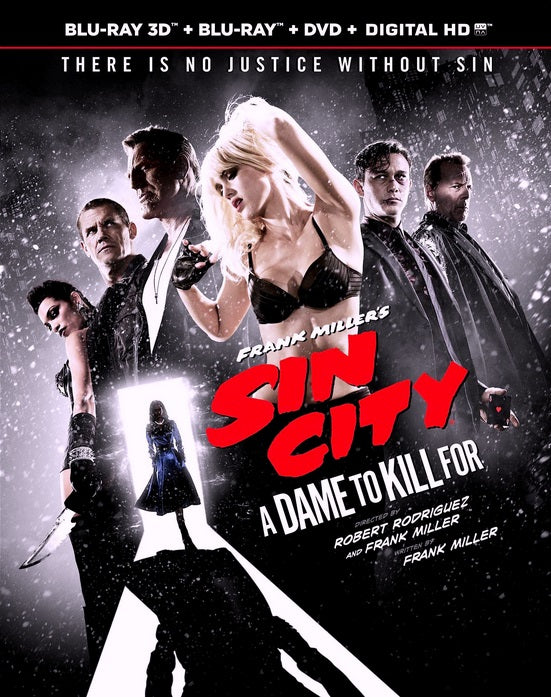 Sin City: A Dame to Kill For [Blu-ray 3D + Blu-ray + DVD] USED