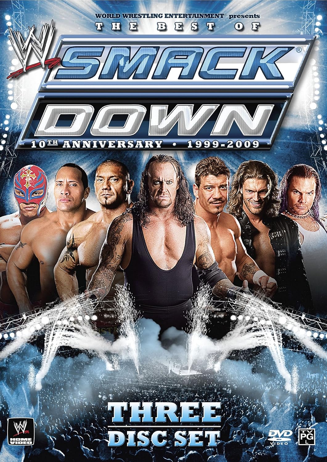 WWE 特集　DVD 10本セット Rock,mysterio etc.. WWE: The Best of SmackDown - 10th Anniversary, 1999-2009 (Boxset w