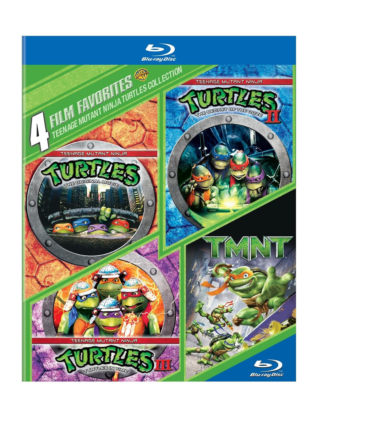 4 Film Favorites: Teenage Mutant Ninja Turtles Collection USED